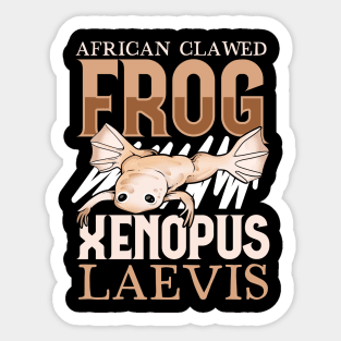 African Clawed Frog Sticker